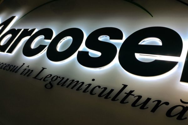 Litere volumetrice Marcoser cu iluminare în halou